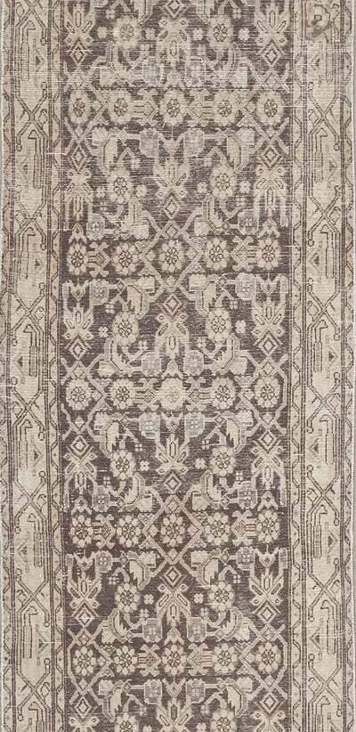 Antique Rug 3’03 x 9’08 Brown Circa Trend 10058589