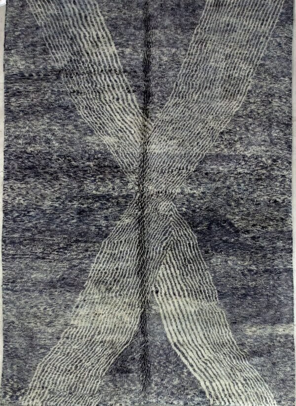 Moroccan Rug 8’07 x 12’04 Gray One of a Kind Morocco Marrakesh 10055804