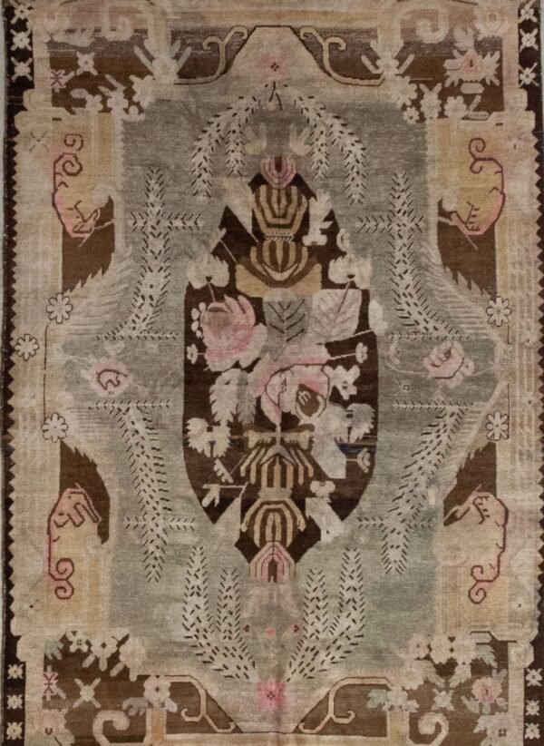 Antique Rug 5'09x8'09 Multicolor Khotan 10059388