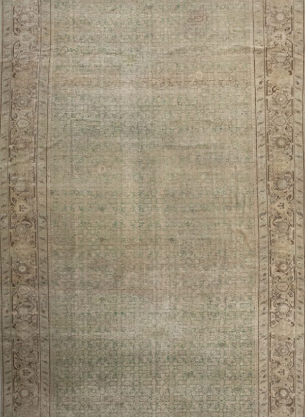Antique Rug 10'05x19'05 Brown Malayer 10060948