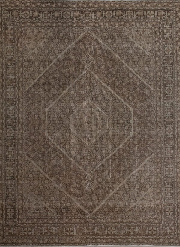 Antique Rug 8’04×11’00 Brown Tabriz 10060980