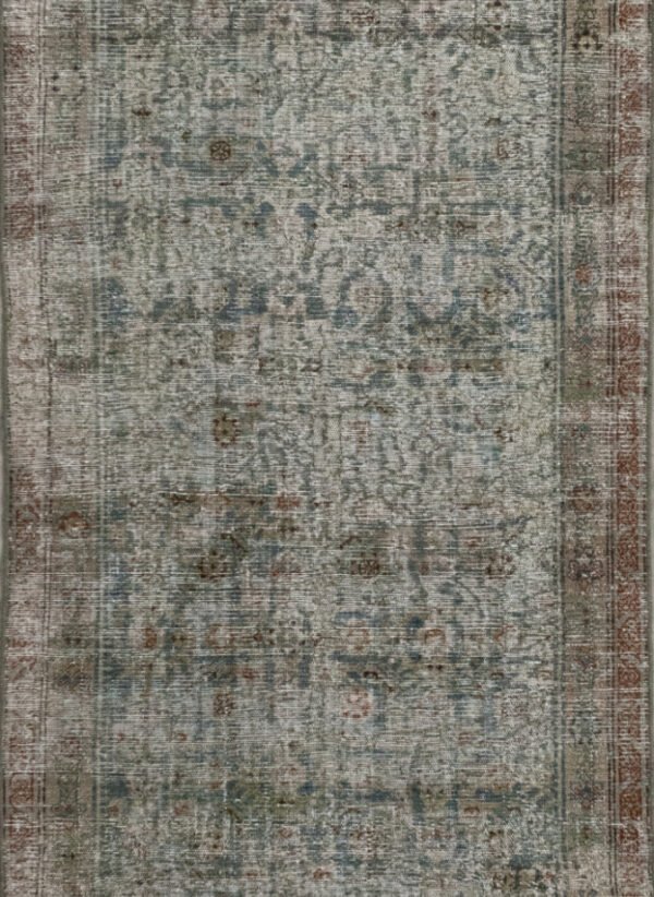 Antique Rug 3’04×5’03 Green Malayer 10060987