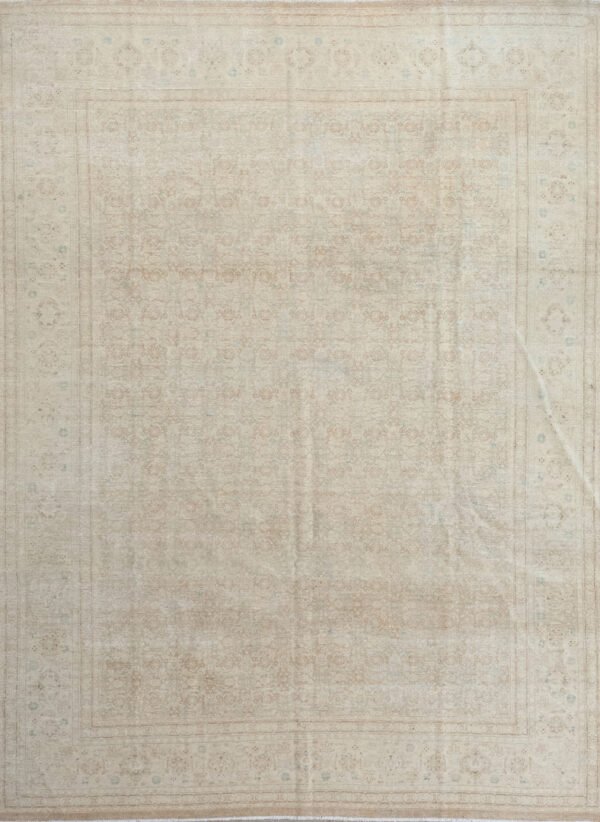 Antique Rug 8’04×11’04 Cream Tabriz 10060991