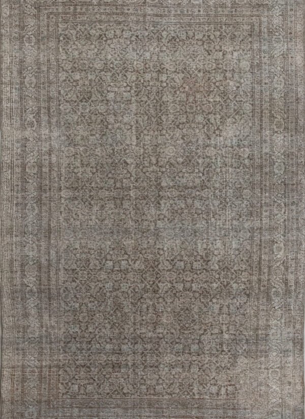 Antique Rug 7’05×11’04 Green Tabriz 10060993