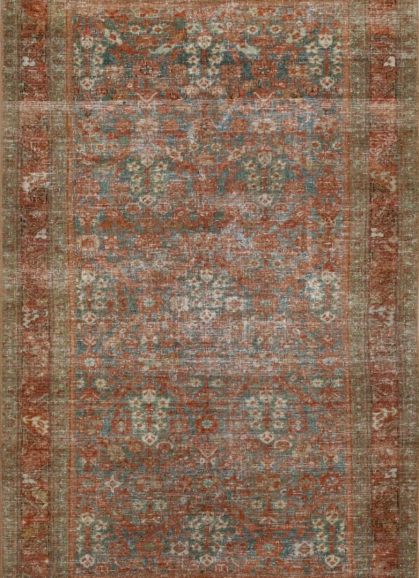 Antique Rug 4’00×6’04 Red Malayer 10061044