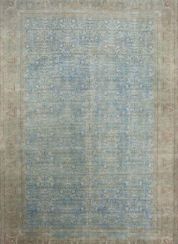 Antique Rug 11’06×16’09 Green Tabriz 10061049