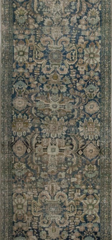Antique Rug 3’05×15’09 Green Malayer 10061050