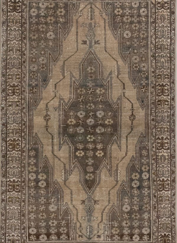 Antique Rug 4’00×6’04 Brown Malayer 10061052