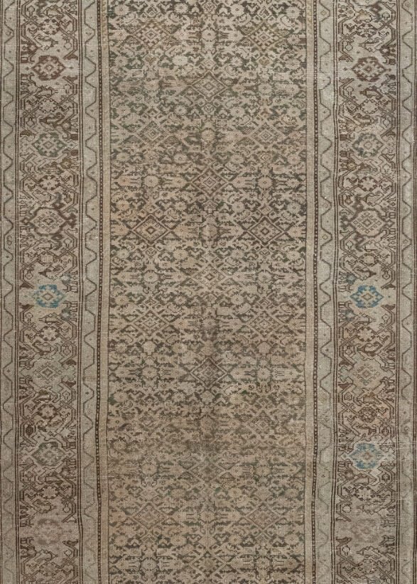 Antique Rug 4’09×10’01 Green Malayer 10061059