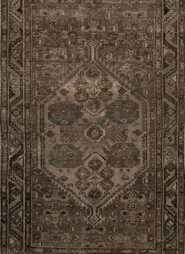 Antique Rug 3’09×5’08 Brown Mahal 10061064