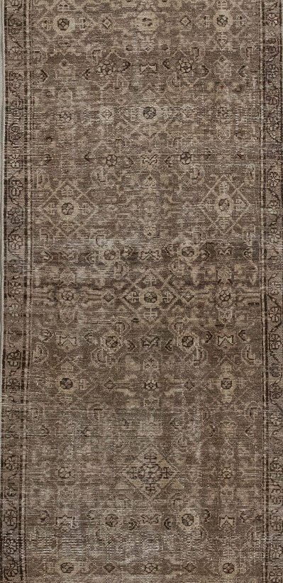 Antique Rug 2’07×11’01 Brown Mahal 10061065