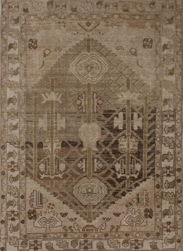 Antique Rug 3’05×5’00 Brown Malayer 10061068