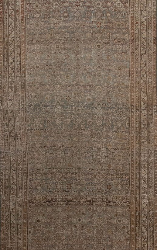 Antique Rug 7’01×18’01 Brown Malayer 10061073
