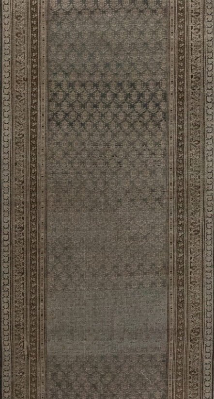 Antique Rug 3’03×11’02 Brown Bidjar 10061082