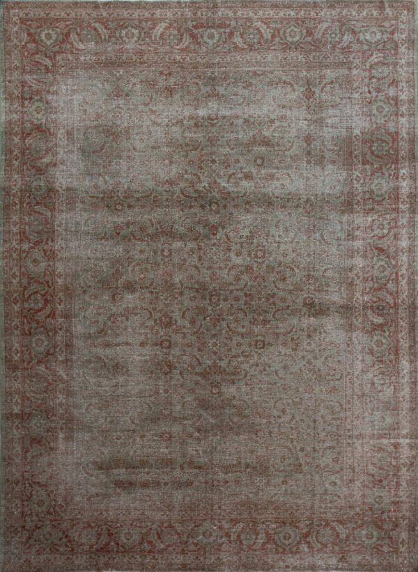 Antique Rug 9’05×12’10 Brown Mahal 10061083