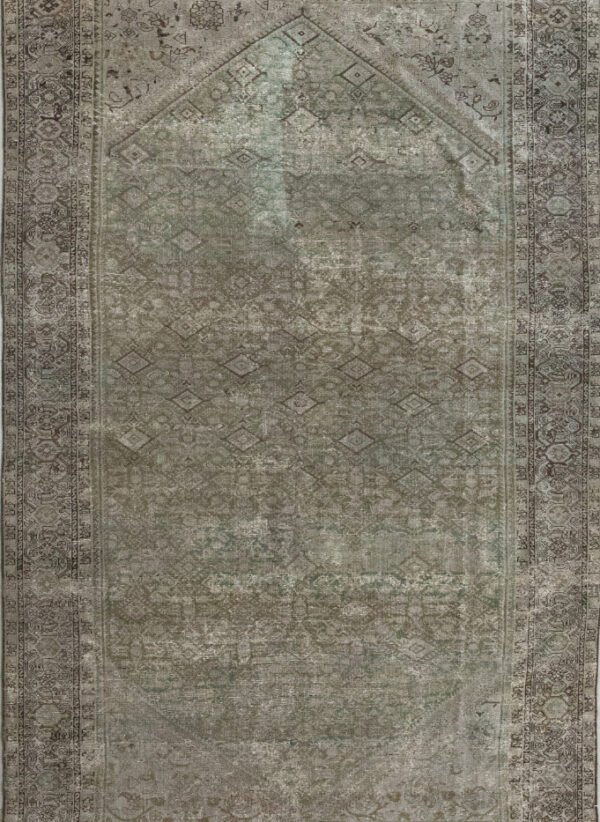 Antique Rug 6’10×11’00 Green Malayer 10061092
