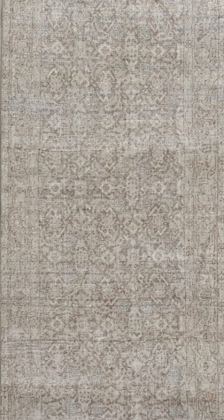Antique Rug 3’02×11’06 Gray Tabriz 10061094