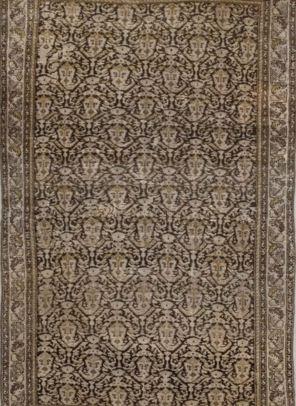 Antique Rug 3’05×13’07 Brown Malayer 10061099