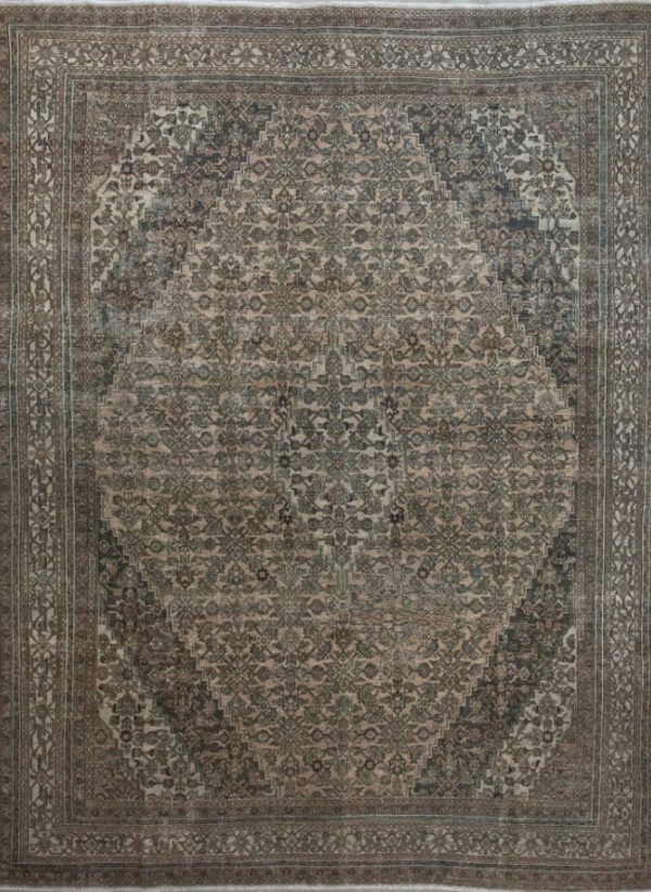 Antique Rug 10’04×13’02 Green Mahal 10061117