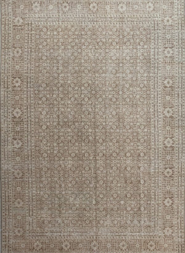 Antique Rug 8’04×12’05 Cream Tabriz 10061119