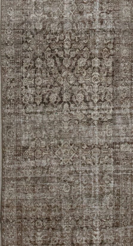 Antique Rug 3’03×11’10 Brown Malayer 10061128
